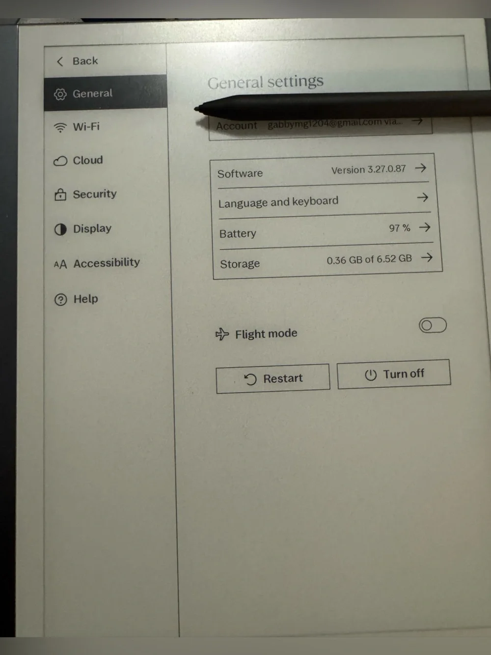reMarkable 2 White E-Ink Tablet with Black Marker and Black Folio